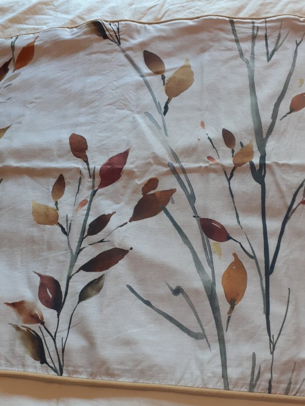 QE Home Autumn / Fall Vibes Pillow Shams Bamboo / Cotton 2 Queen Size